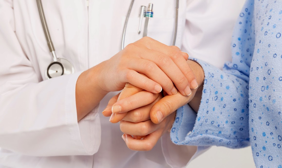 Doctor and Patient Photo discussing pancreatic cancer treament