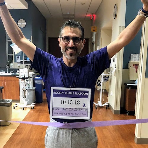Photo of Roger Caplinger pancreatic cancer survivor