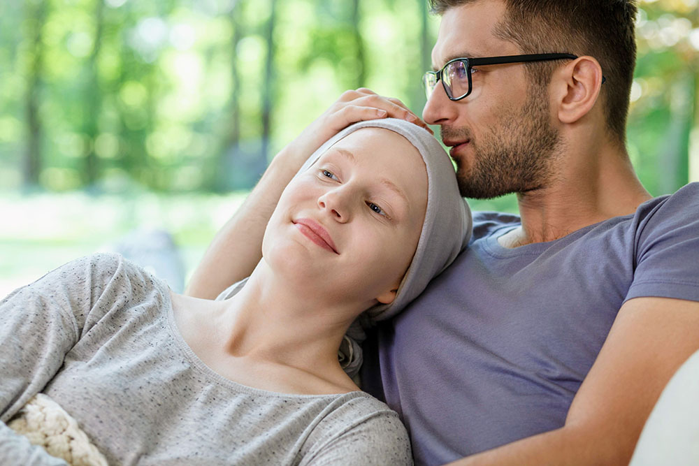 Support in her cancer treatment