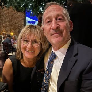 Dave Glick with his wife at an event